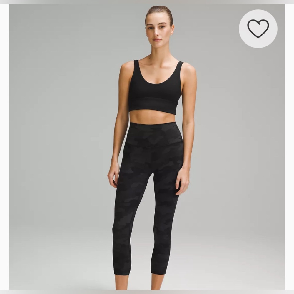 lululemon Align HR Crop 23” Black Camo Leggings, NWT, size 0